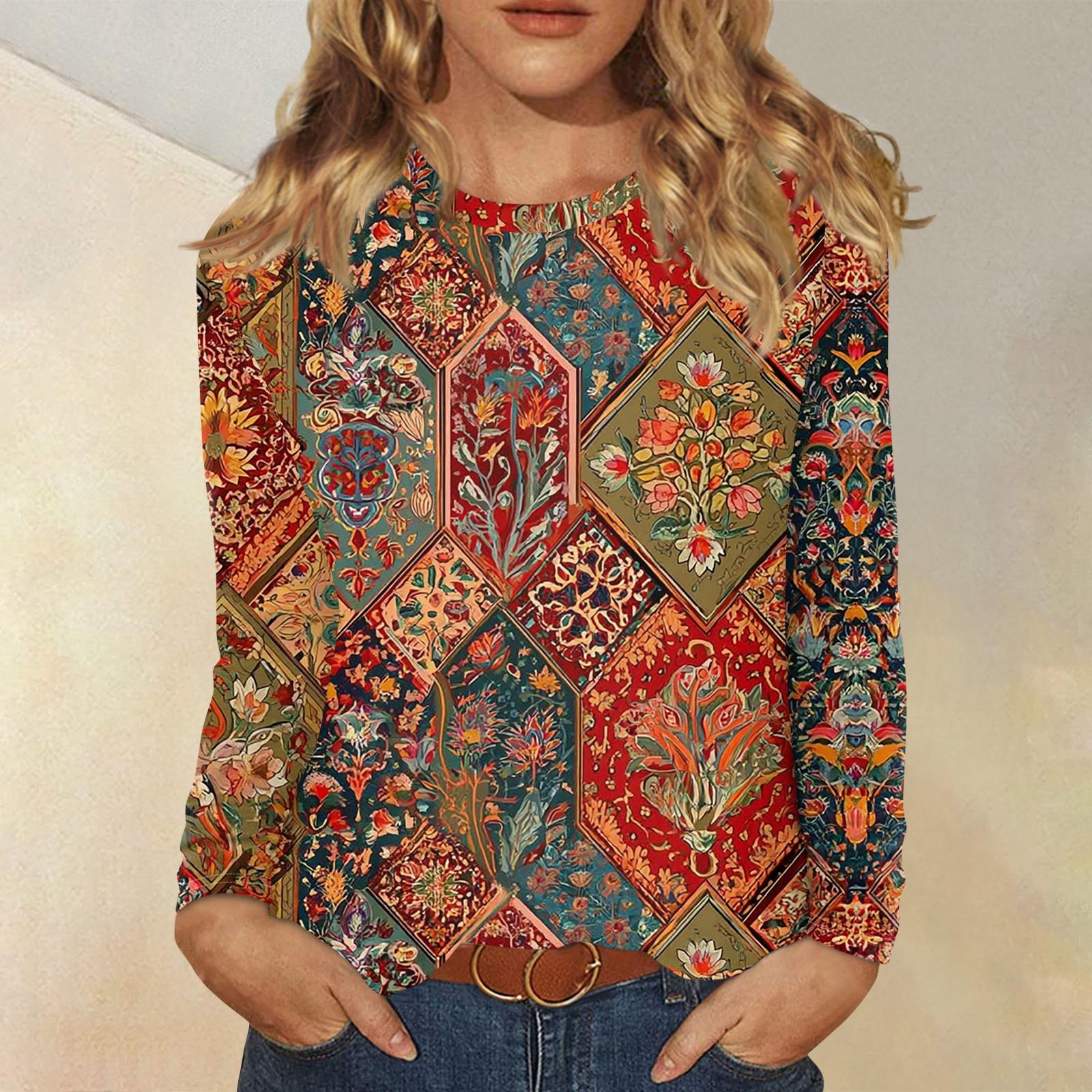 Женский модный пуловер с цветочным принтом и длинными рукавами XL красный
Женский модный пуловер с цветочным принтом и длинными рукавами XL красный