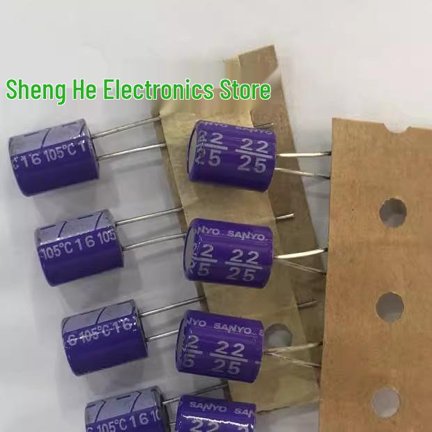 SANYO 22uF 25V Solid Electrolytic Capacitor - Original, New, Made in Japan
SANYO 22uF 25V Solid Electrolytic Capacitor - Original, New, Made in Japan