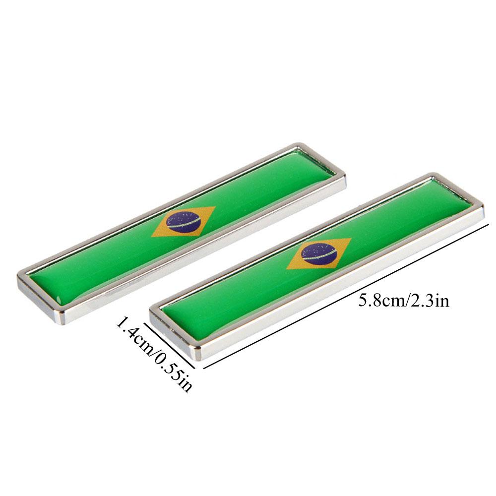 1Pair DSYCAR 3D Car Metal Sticker Aluminum Brazil National Flag Car Body Trunk Logo Auto Motorcycle Personality Decoration Sticker New
1Pair DSYCAR 3D Car Metal Sticker Aluminum Brazil National Flag Car Body Trunk Logo Auto Motorcycle Personality Decoration Sticker New