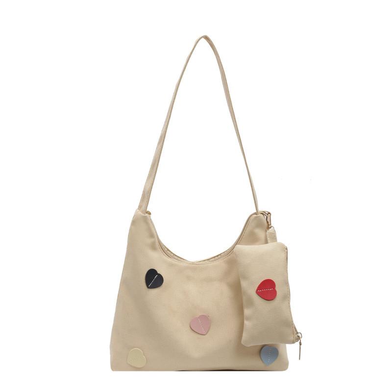 Elegant Color Block Heart Tote Bag Medium Size Soft Fabric For Stylish Daily Carry бежевий
Elegant Color Block Heart Tote Bag Medium Size Soft Fabric For Stylish Daily Carry бежевий