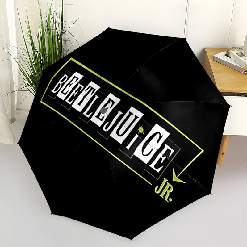 1pc Beetlejuice Automatic Folding Umbrella - Sturdy 8-Rib Polyester Canopy,Sun-Defying Travel Companion yy251023137
1pc Beetlejuice Automatic Folding Umbrella - Sturdy 8-Rib Polyester Canopy,Sun-Defying Travel Companion yy251023137