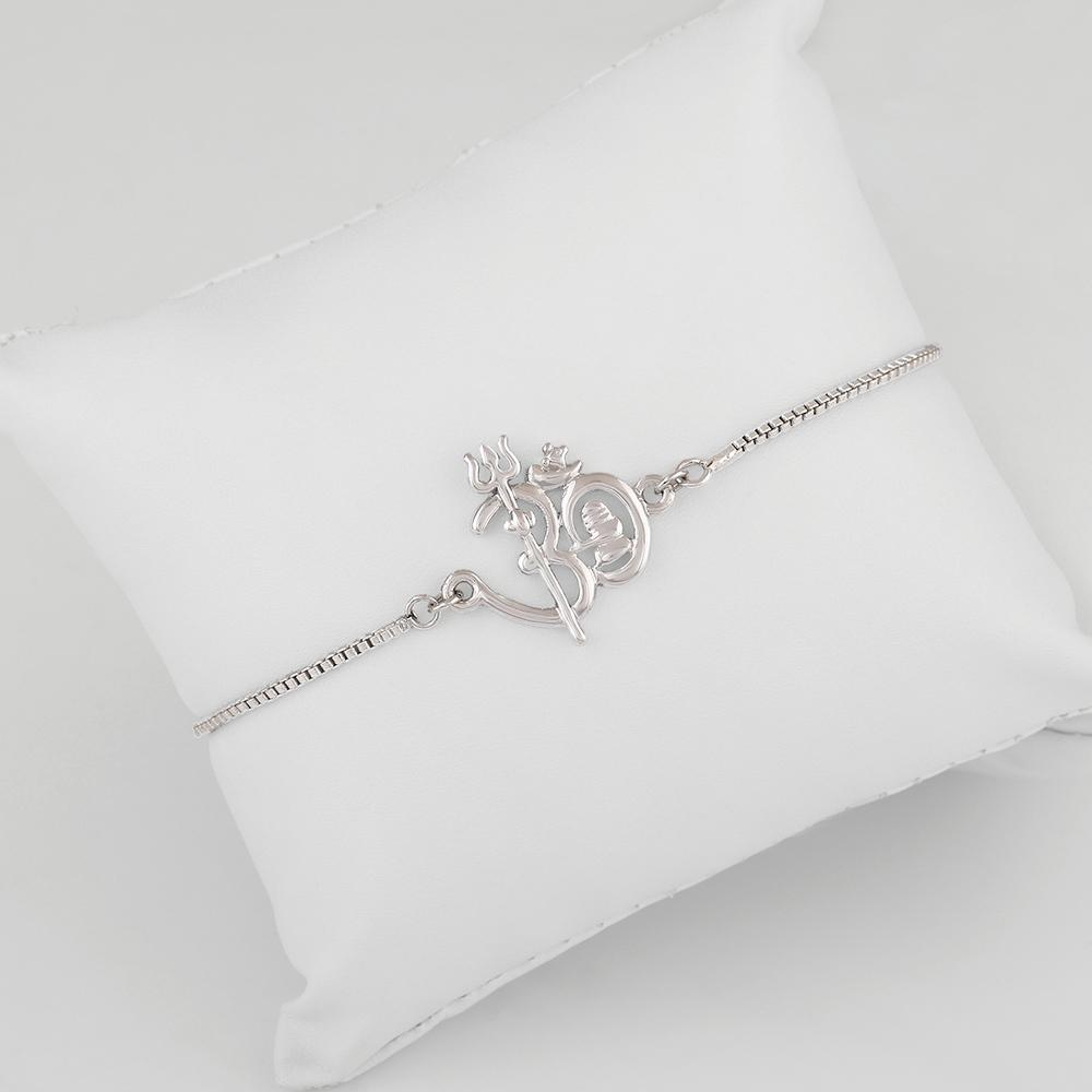 Браслет Estele Shivay Om с родиевым покрытием для мужчин и женщин 
Браслет Estele Shivay Om с родиевым покрытием для мужчин и женщин