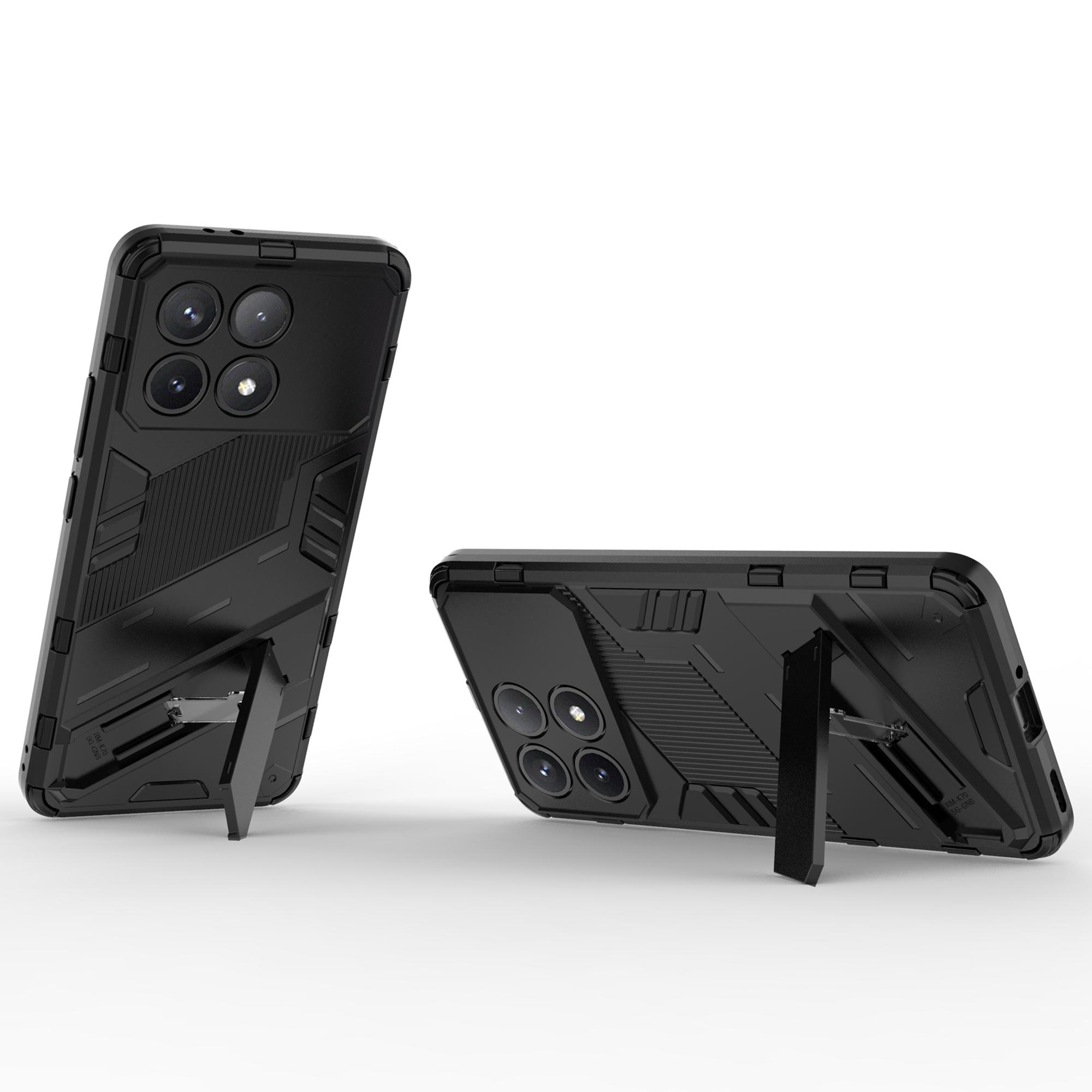 For Xiaomi Poco F6 Pro 5G/Redmi K70 5G/K70 Pro 5G Case TPU+PC Phone Cover Built-In Kickstand Black
For Xiaomi Poco F6 Pro 5G/Redmi K70 5G/K70 Pro 5G Case TPU+PC Phone Cover Built-In Kickstand Black