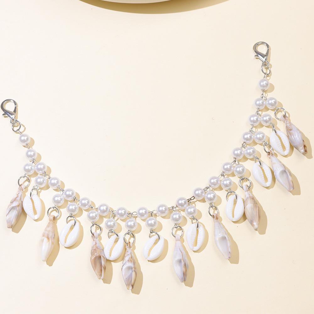 Bohemian Style Metal Shell Pearl Waist Chain For Summer Resort Wear
Bohemian Style Metal Shell Pearl Waist Chain For Summer Resort Wear