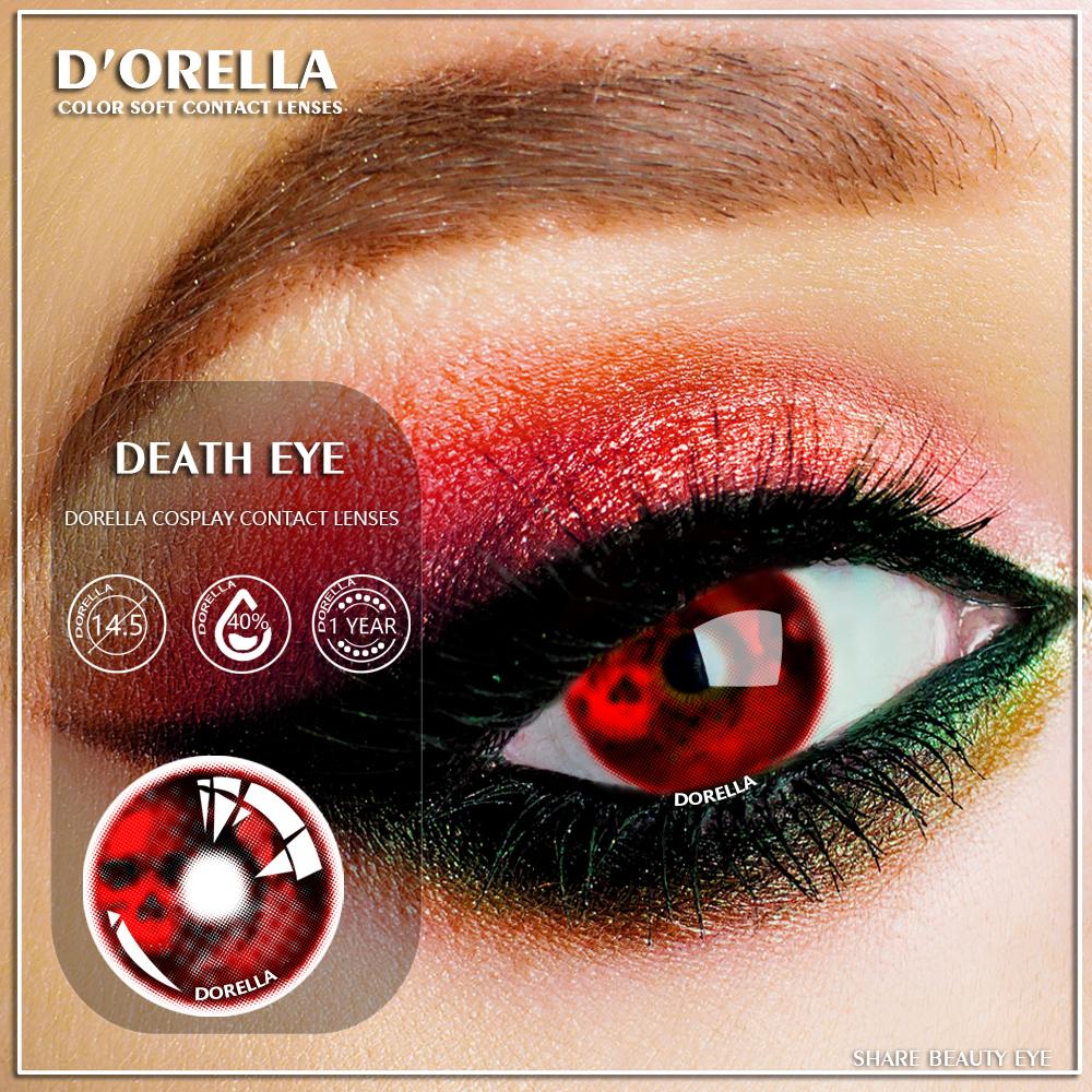 D ORELLA 1 пара Deatheye косплей мягкие цветные контактные линзы глаза Хэллоуин линзы Сумасшедшие линзы косметические контактные линзы
D ORELLA 1 пара Deatheye косплей мягкие цветные контактные линзы глаза Хэллоуин линзы Сумасшедшие линзы косметические контактные линзы