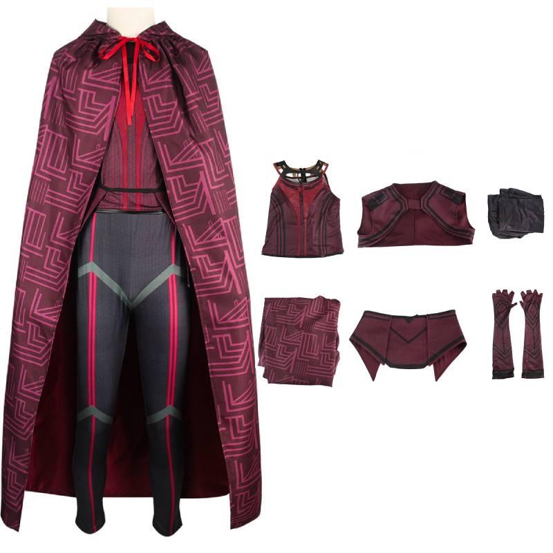 Выделитесь из толпы с набором костюма для косплея Алой Ведьмы из ВандаВижн Full Set,2XL
Выделитесь из толпы с набором костюма для косплея Алой Ведьмы из ВандаВижн Full Set,2XL