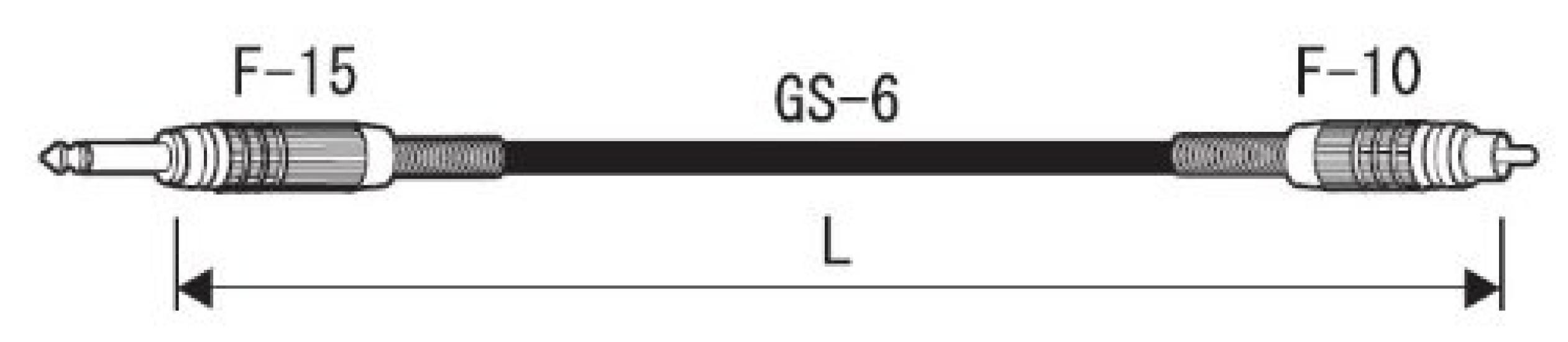 CANARE Phone-RCA Cable (3m) QC03
CANARE Phone-RCA Cable (3m) QC03