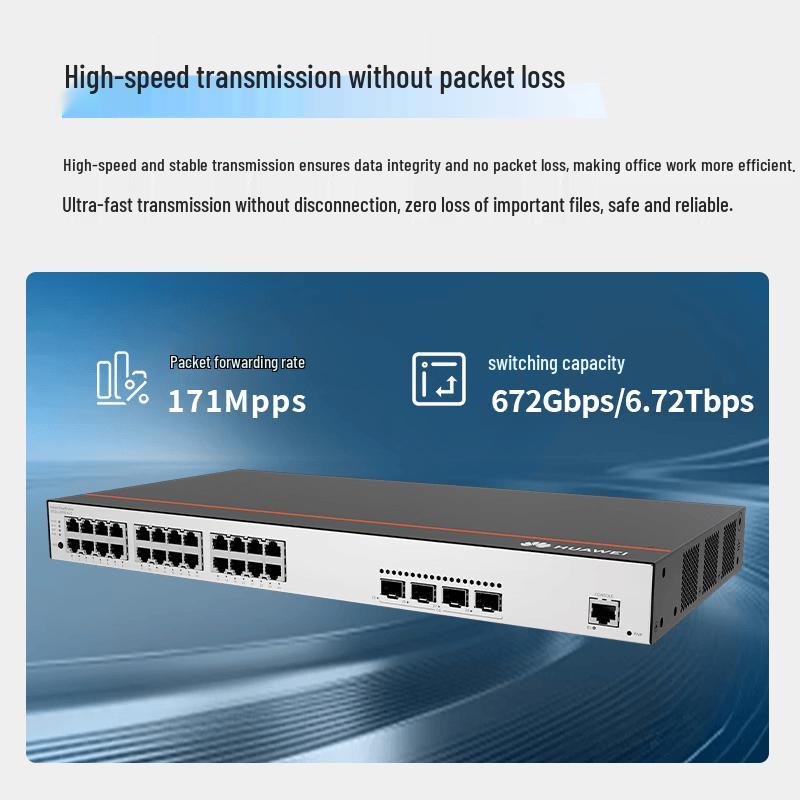Huawei S5735-L24P4S-A-V2 Gigabit PoE Managed Switch
Huawei S5735-L24P4S-A-V2 Gigabit PoE Managed Switch
