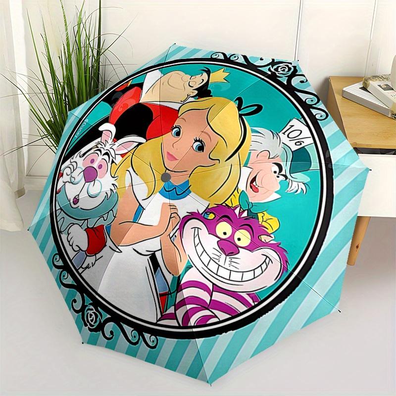 Disney Alice, Cheshire Cat Automatic Open/Close Fashion umbrella - Cute Umbrella with Cute Design, Portable 3-Fold Compact Umbrella for Men
Disney Alice, Cheshire Cat Automatic Open/Close Fashion umbrella - Cute Umbrella with Cute Design, Portable 3-Fold Compact Umbrella for Men