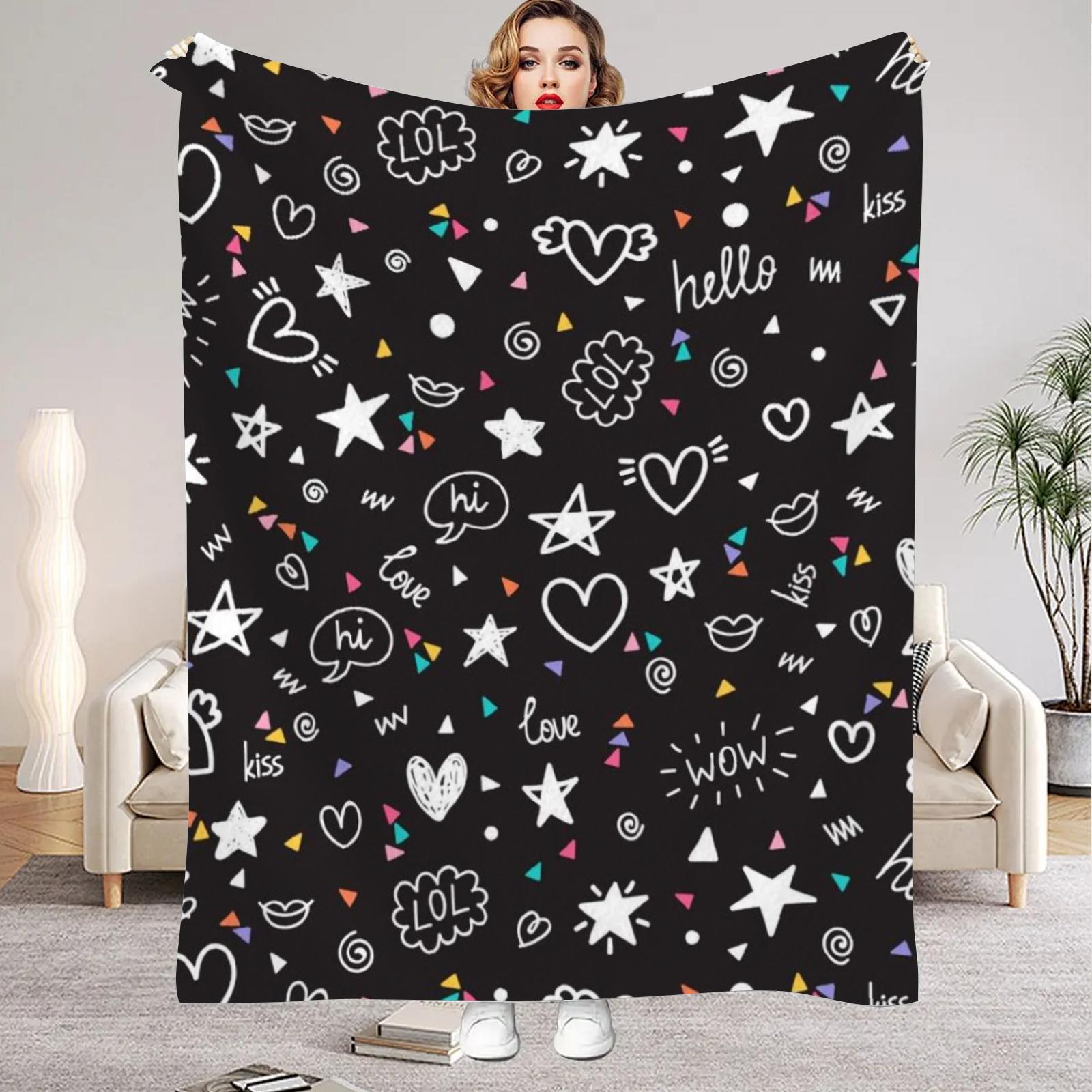 1Pc Digital Printed Pink Heart & Star Style Flannel Blanket Mattress Cover Blanket for Family Beds,Sofas,Offices,Outdoor Camping 100x150cm
1Pc Digital Printed Pink Heart & Star Style Flannel Blanket Mattress Cover Blanket for Family Beds,Sofas,Offices,Outdoor Camping 100x150cm