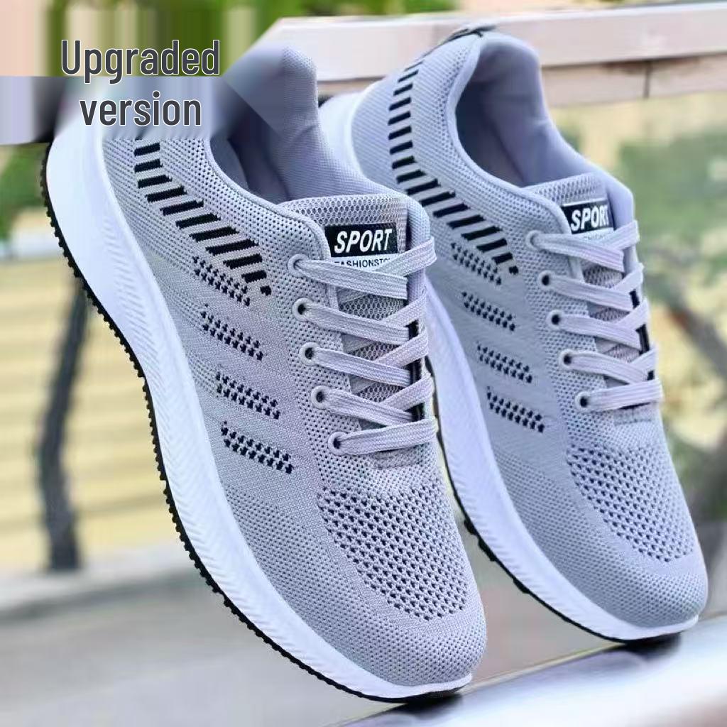 Мужские дышащие сетчатые кроссовки 2025 года с нескользящей подошвой - удобные дезодорирующие кроссовки для бега для весенней, летней, осенней повседневной носки 42
Мужские дышащие сетчатые кроссовки 2025 года с нескользящей подошвой - удобные дезодорирующие кроссовки для бега для весенней, летней, осенней повседневной носки 42