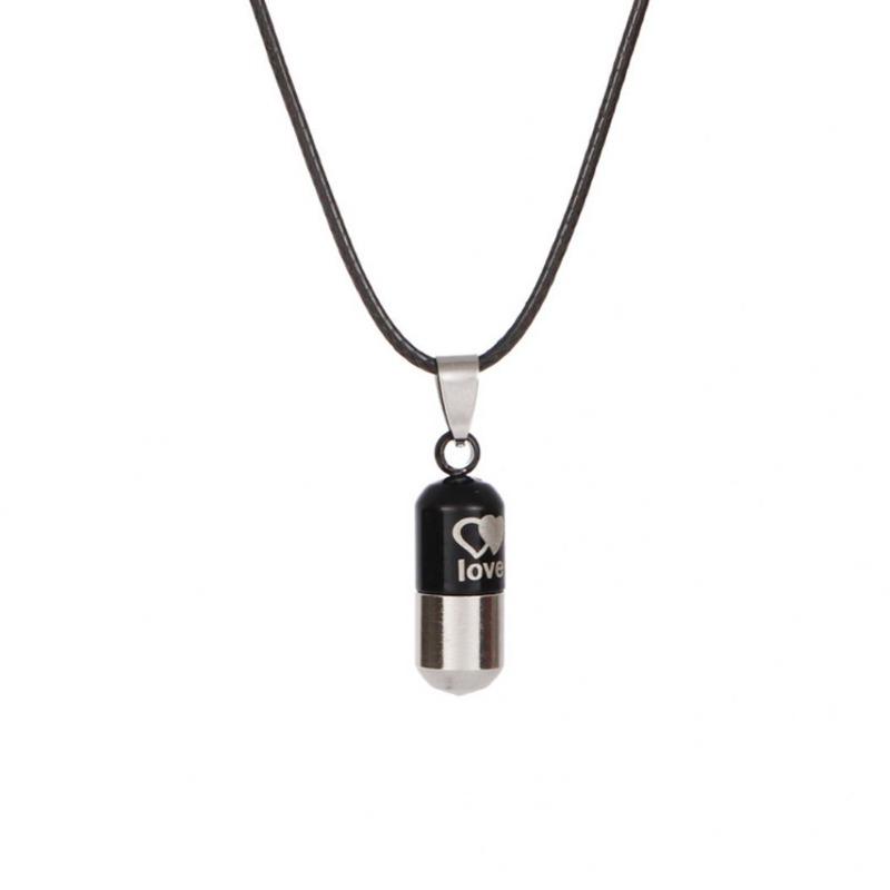 Unisex Lover Holder Perfume Box Pendant Necklace Jewelry чорний
Unisex Lover Holder Perfume Box Pendant Necklace Jewelry чорний