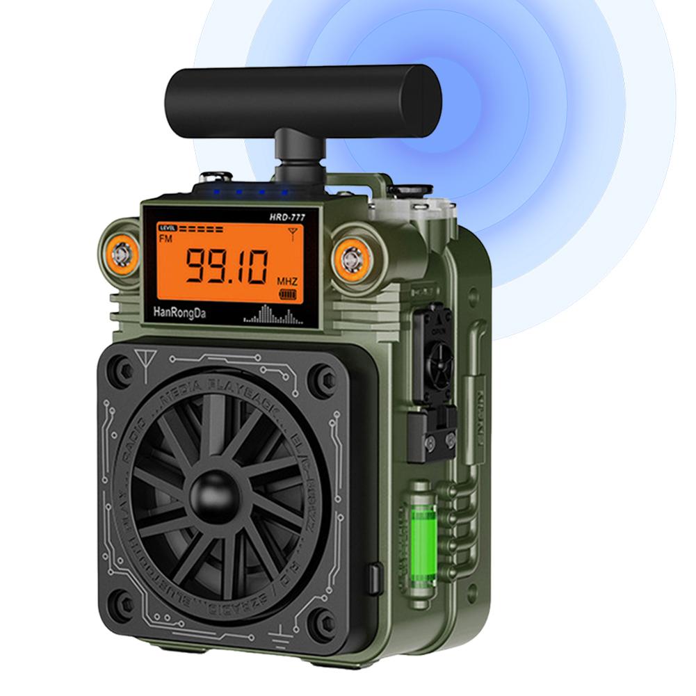 HRD-777 Full-Band Mini Radio with BT Speaker Portable AM FM Radio Creative Gyro Design Radio Emergency Radio for Indoor Outdoor зелений
HRD-777 Full-Band Mini Radio with BT Speaker Portable AM FM Radio Creative Gyro Design Radio Emergency Radio for Indoor Outdoor зелений