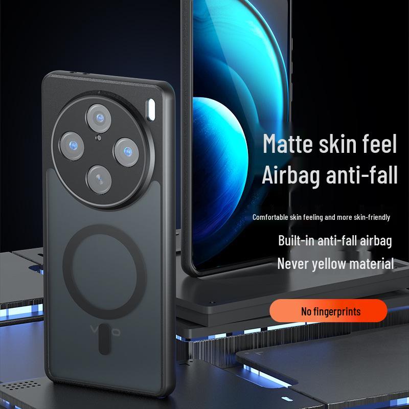 Vivo X100 Cross-Border Magnetic Protective Case - Drop-Proof & Hot-Selling X100 Pro чорний
Vivo X100 Cross-Border Magnetic Protective Case - Drop-Proof & Hot-Selling X100 Pro чорний