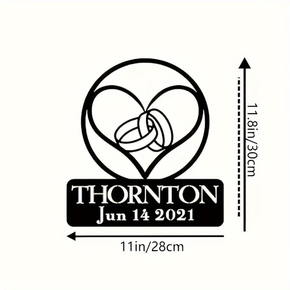Custom Metal Sign Wedding Name Date Plaque Wall Art Decor for Home Garden Garage Man Cave Housewarming Gift
Custom Metal Sign Wedding Name Date Plaque Wall Art Decor for Home Garden Garage Man Cave Housewarming Gift