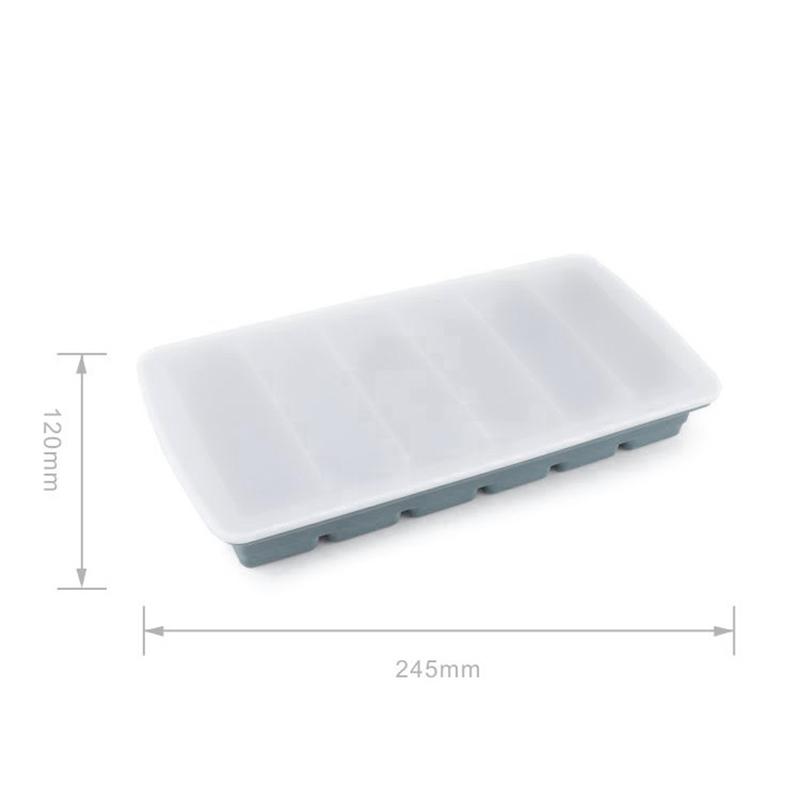 6 Grids Long Ice Cube Tray Kitchen Reusable Silicone Ice Cube Mold BPA Free Ice Maker Food Grade Silicone Ice Cubes Maker
6 Grids Long Ice Cube Tray Kitchen Reusable Silicone Ice Cube Mold BPA Free Ice Maker Food Grade Silicone Ice Cubes Maker