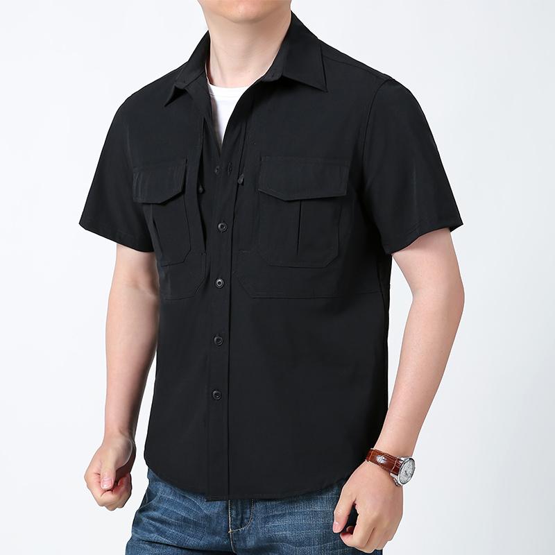 Summer Short Sleeved Shirt Men s Outdoor Loose Quick Drying Shirt Inch Shirt Casual Mountaineering Shirt L чорний
Summer Short Sleeved Shirt Men s Outdoor Loose Quick Drying Shirt Inch Shirt Casual Mountaineering Shirt L чорний