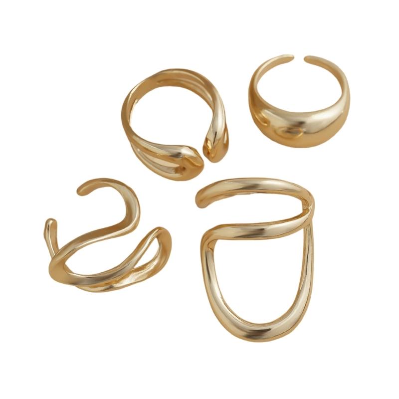 Set of 4 Irregular Dating Rings Adjustable Finger Rings Geometric Open Rings Finger Jewelry Suitable for Party and Daily 1
Set of 4 Irregular Dating Rings Adjustable Finger Rings Geometric Open Rings Finger Jewelry Suitable for Party and Daily 1