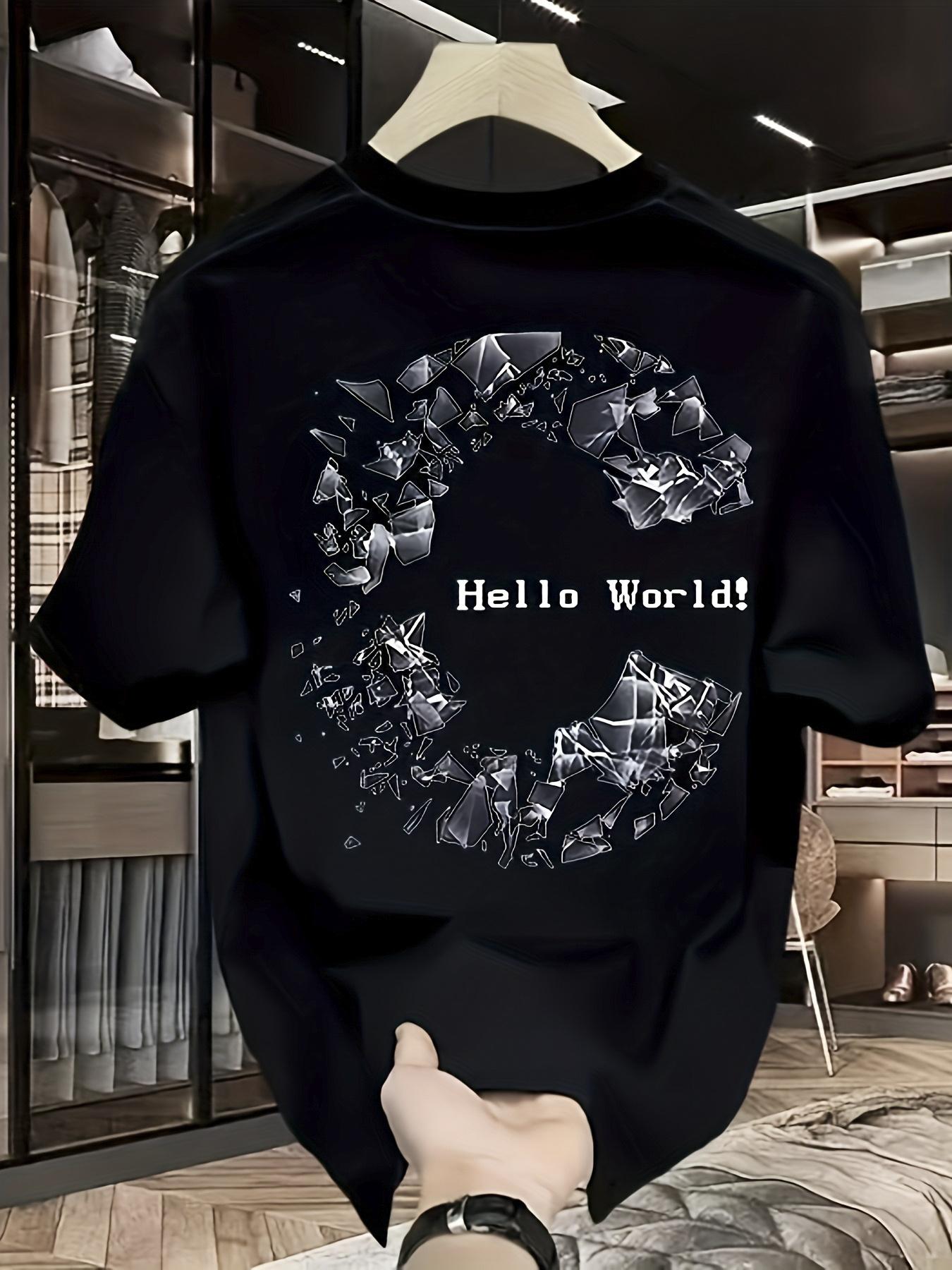 Men s 200g Heavyweight 100% Cotton T-Shirt - Retro Gaming Pixel Art Hello World! & Shattered Glass Design, Vintage 8-Bit Graphic Tee, Casual Round N 5XL різнокольоровий
Men s 200g Heavyweight 100% Cotton T-Shirt - Retro Gaming Pixel Art Hello World! & Shattered Glass Design, Vintage 8-Bit Graphic Tee, Casual Round N 5XL різнокольоровий