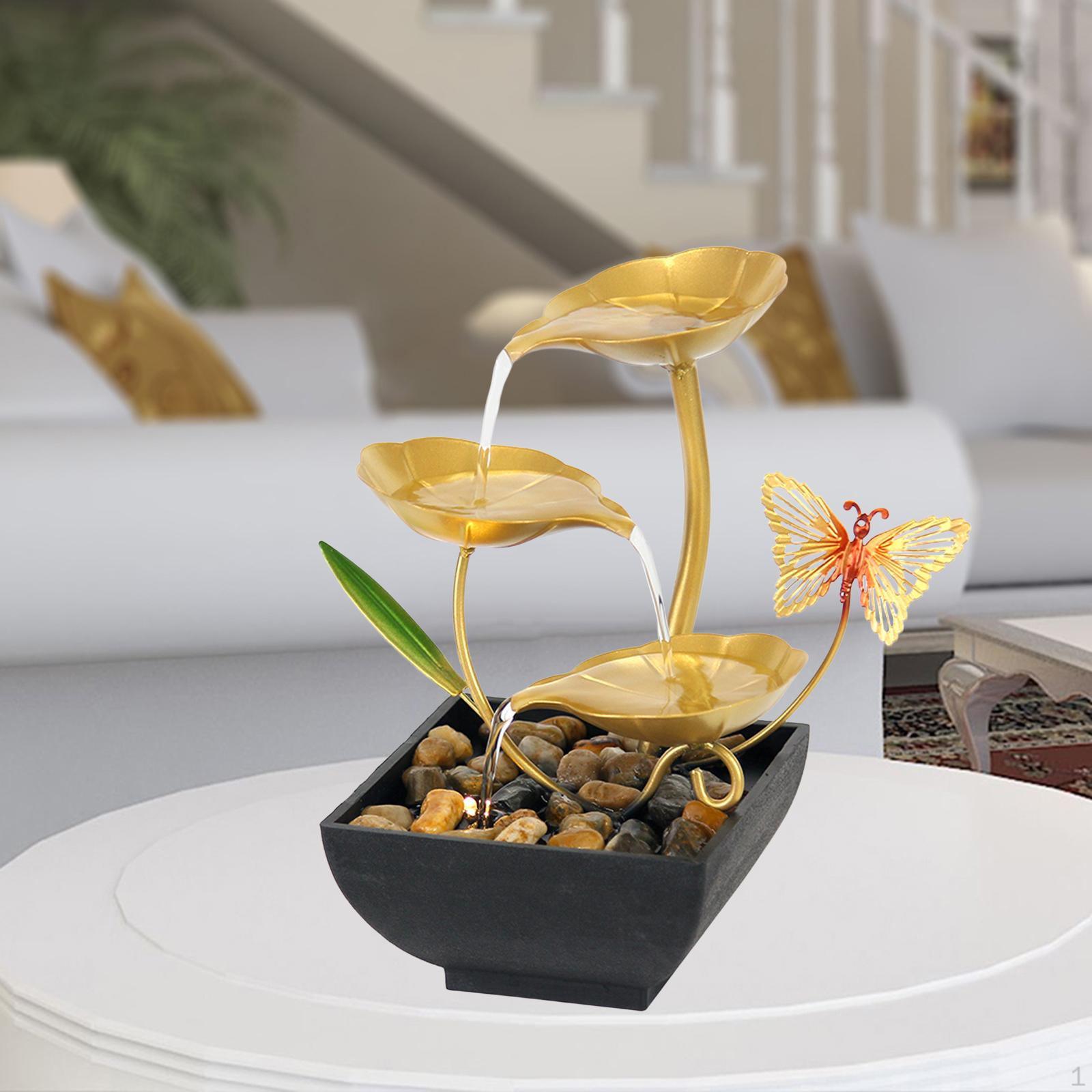 Feng Shui Water Fountains Lotus Shape Tabletop Handmade with Rocks Relaxing 3 Tiers Waterfall for
Feng Shui Water Fountains Lotus Shape Tabletop Handmade with Rocks Relaxing 3 Tiers Waterfall for