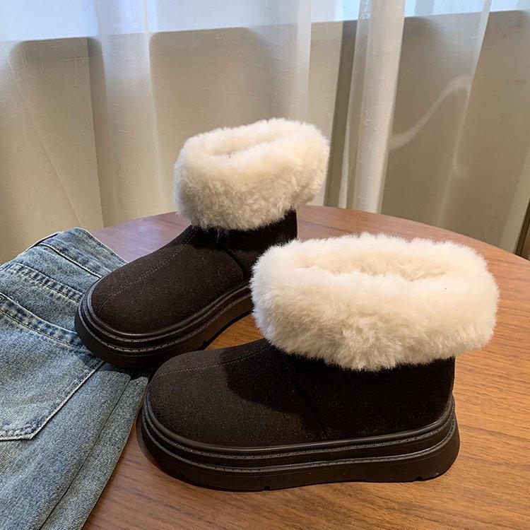 Soft leather version~ brown velvet platform snow boots women s 2025 new winter warm thickened heightening cotton shoes 35
Soft leather version~ brown velvet platform snow boots women s 2025 new winter warm thickened heightening cotton shoes 35