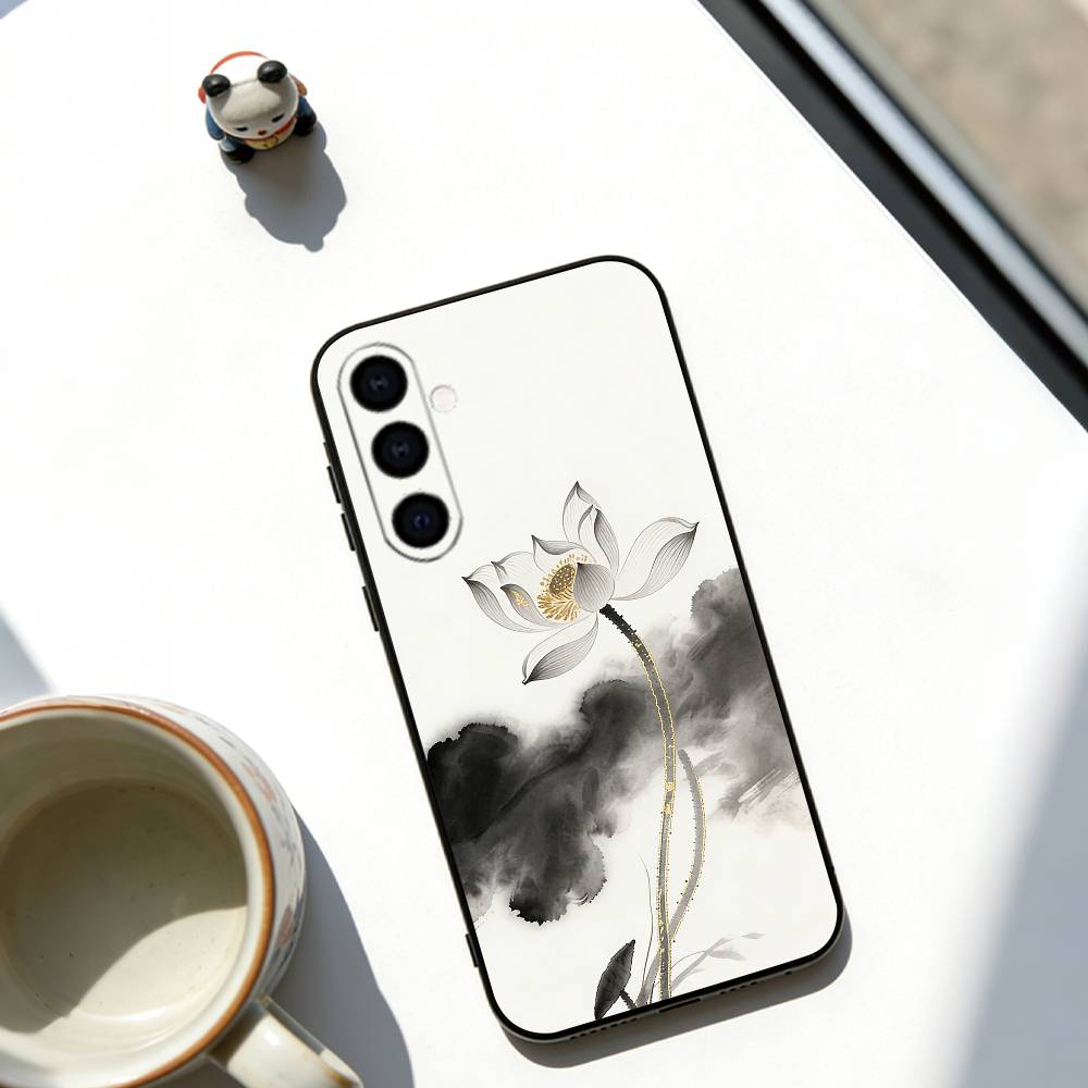 Chinese Ink Lotus Phone Case For Samsung Galaxy A73,A72,A71,A70,A53,A52,A51,Others Soft Black Cover Samsung a70
Chinese Ink Lotus Phone Case For Samsung Galaxy A73,A72,A71,A70,A53,A52,A51,Others Soft Black Cover Samsung a70