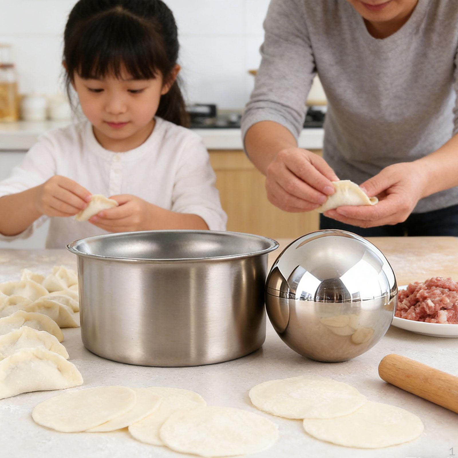 Dumpling Skin Machine Round Ball Pressing Multipurpose Convenient Manual Maker Easy to Use
Dumpling Skin Machine Round Ball Pressing Multipurpose Convenient Manual Maker Easy to Use