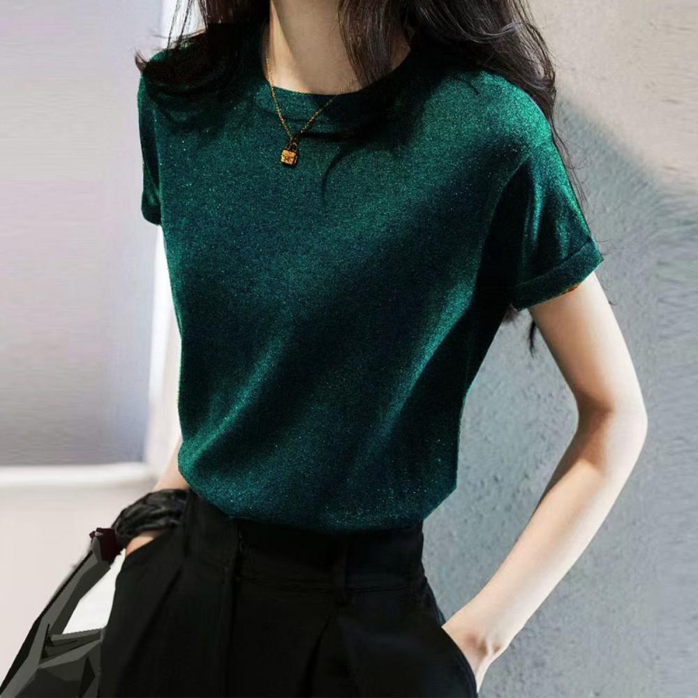 Round Neck Short-sleeved T-shirt Women s Summer Thin Loose Casual XL
Round Neck Short-sleeved T-shirt Women s Summer Thin Loose Casual XL
