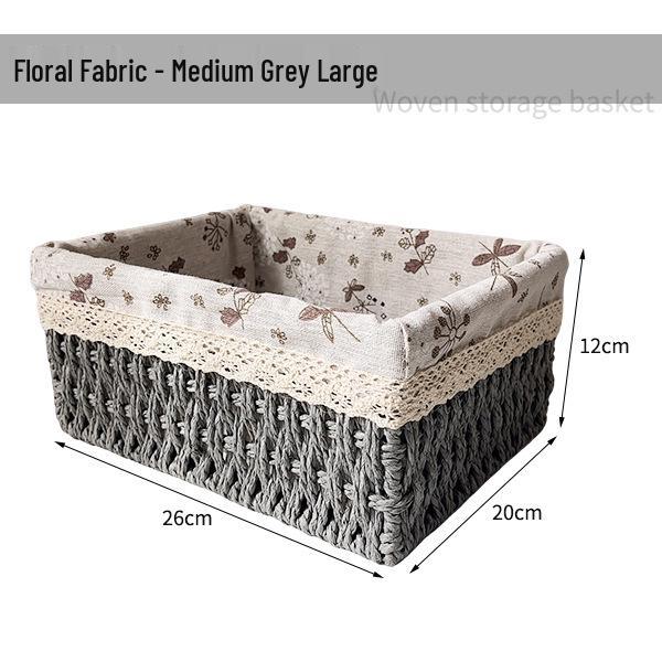 Тканий настільний кошик-органайзер для ключів та перекусів
Тканий настільний кошик-органайзер для ключів та перекусів