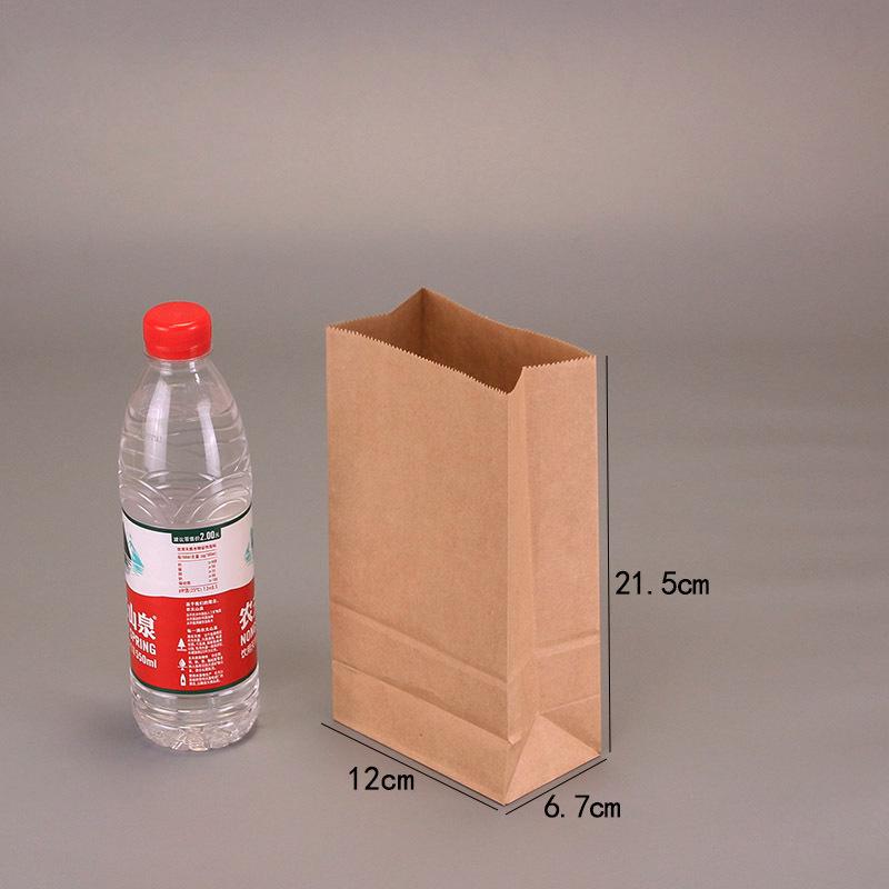 Крафтовый бумажный пакет для еды с квадратным дном - Маслостойкий и пригодный для печати для еды на вынос или хлеба
Крафтовый бумажный пакет для еды с квадратным дном - Маслостойкий и пригодный для печати для еды на вынос или хлеба