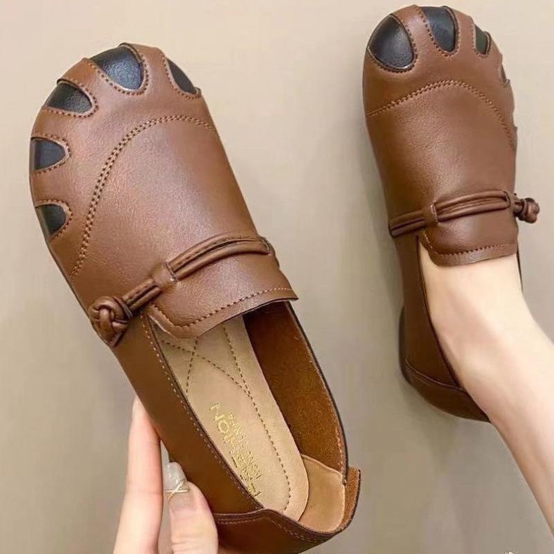 High-quality brand soft leather women s shoes flat-soled single shoes beef tendon soft-soled mother shoes Doudou shoes one foot lazy shoes 35
High-quality brand soft leather women s shoes flat-soled single shoes beef tendon soft-soled mother shoes Doudou shoes one foot lazy shoes 35