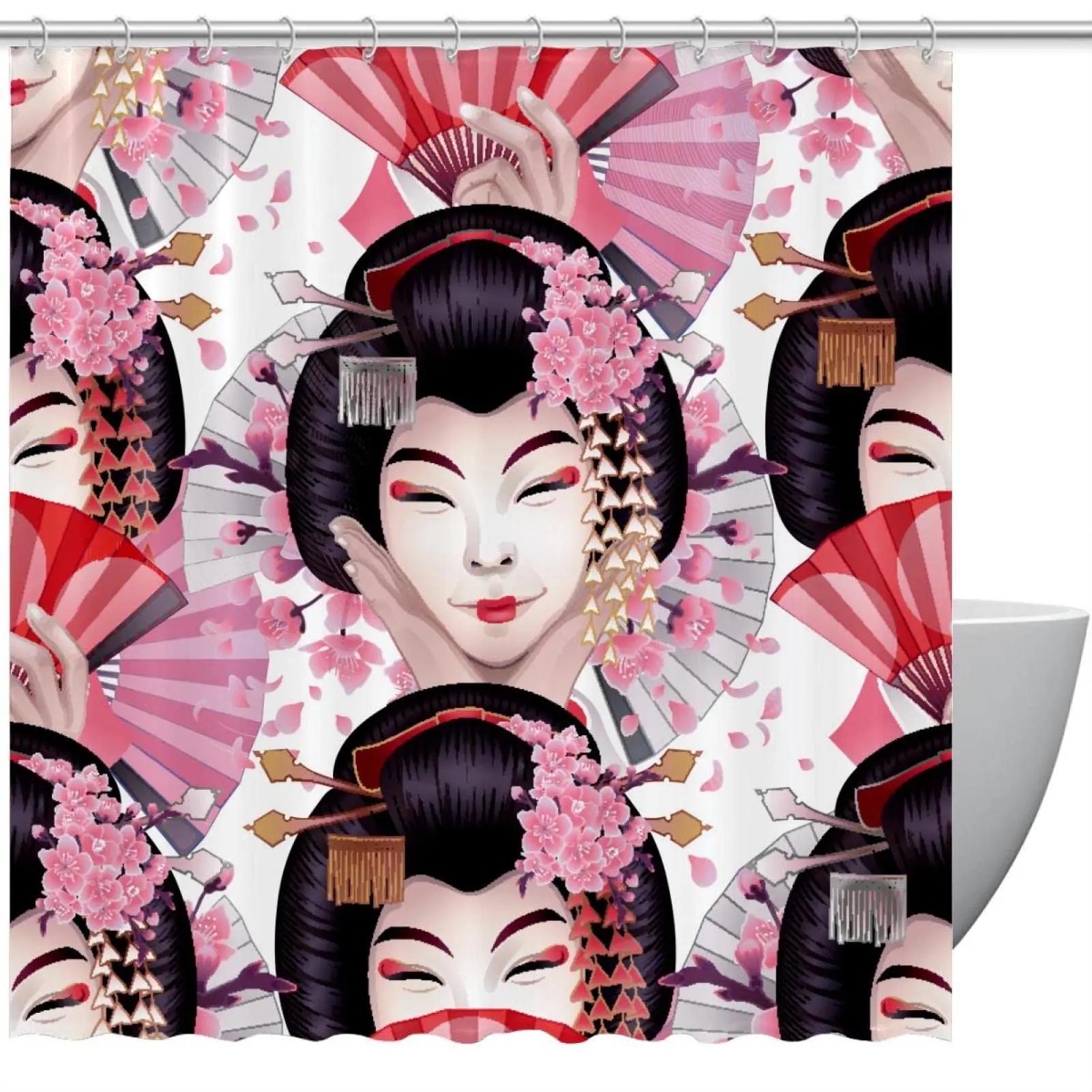 Koi Fish Shower Curtain Geisha Feeding Fishes Autumn Time Culture Eastern Vibes Oriental Waterproof Bathroom Curtains With Hooks W60H190(CM)-1 Pcs
Koi Fish Shower Curtain Geisha Feeding Fishes Autumn Time Culture Eastern Vibes Oriental Waterproof Bathroom Curtains With Hooks W60H190(CM)-1 Pcs