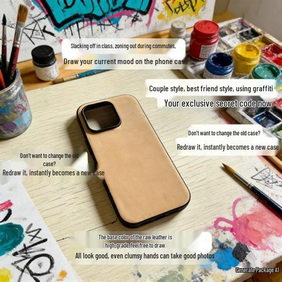Apple iPhone 17 Pro Max Genuine Leather Graffiti Case iPhone 17
Apple iPhone 17 Pro Max Genuine Leather Graffiti Case iPhone 17