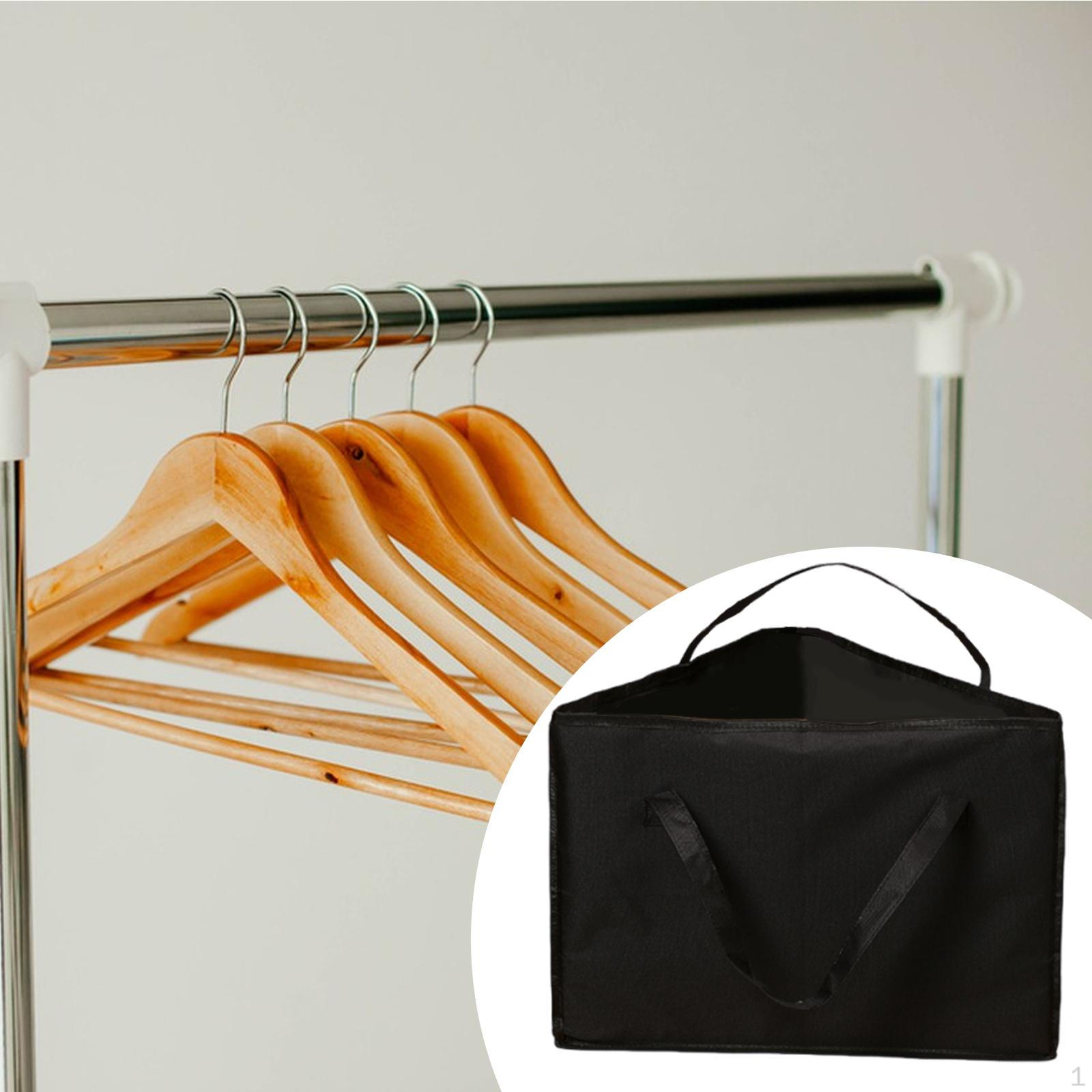 Rigid Clothes Hanger Organizer Bag Case Space Saving Storage Box with Dustproof Lid for triangle black
Rigid Clothes Hanger Organizer Bag Case Space Saving Storage Box with Dustproof Lid for triangle black