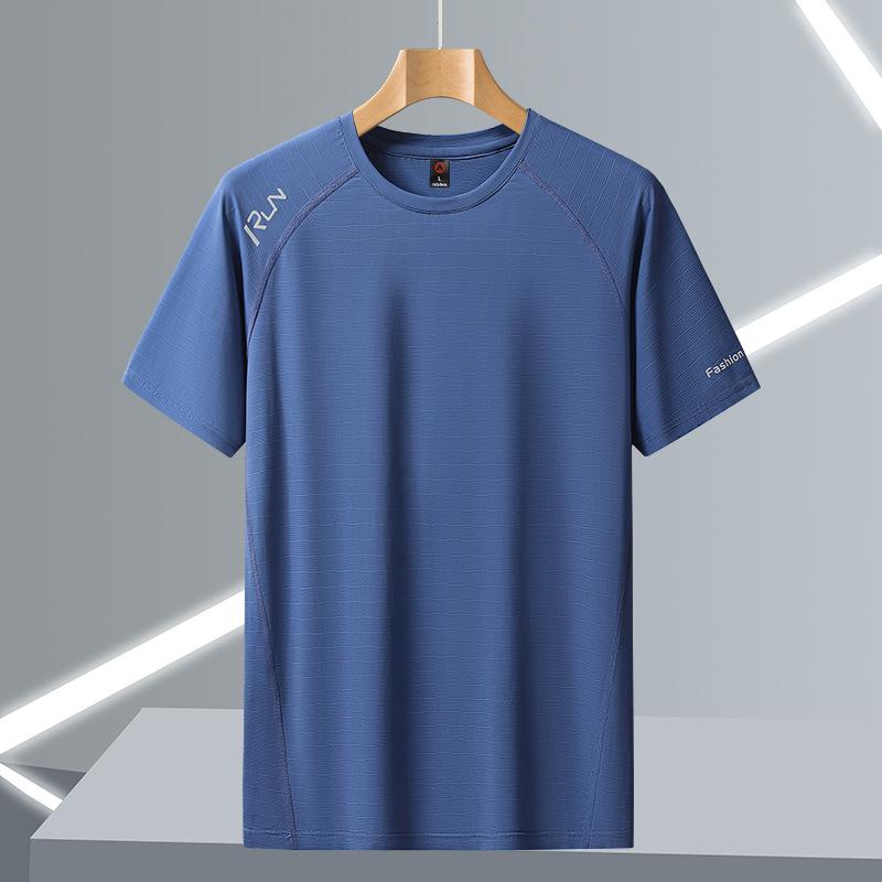 Дышащая футболка с коротким рукавом из ледяного шелка, летняя спортивно-повседневная футболка с коротким рукавом XL
Дышащая футболка с коротким рукавом из ледяного шелка, летняя спортивно-повседневная футболка с коротким рукавом XL