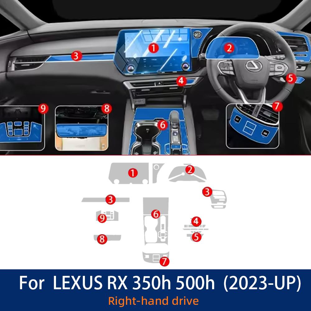 For Lexus RX 350h 500h 2023 Car GPS Navigation LCD TPU Screen Protector Anti-Scratch Film Fitting PPF Protective Sticker right side steering
For Lexus RX 350h 500h 2023 Car GPS Navigation LCD TPU Screen Protector Anti-Scratch Film Fitting PPF Protective Sticker right side steering