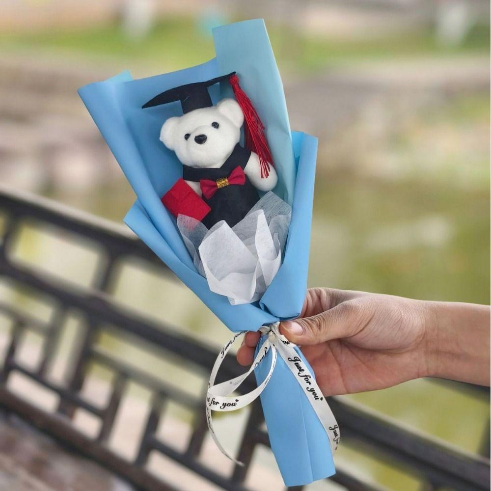 Chic Bear Plush Bouquet Lovely Graduation Gift Animal Bouquet Doctoral Bear Toy Graduation Season фіолетовий
Chic Bear Plush Bouquet Lovely Graduation Gift Animal Bouquet Doctoral Bear Toy Graduation Season фіолетовий