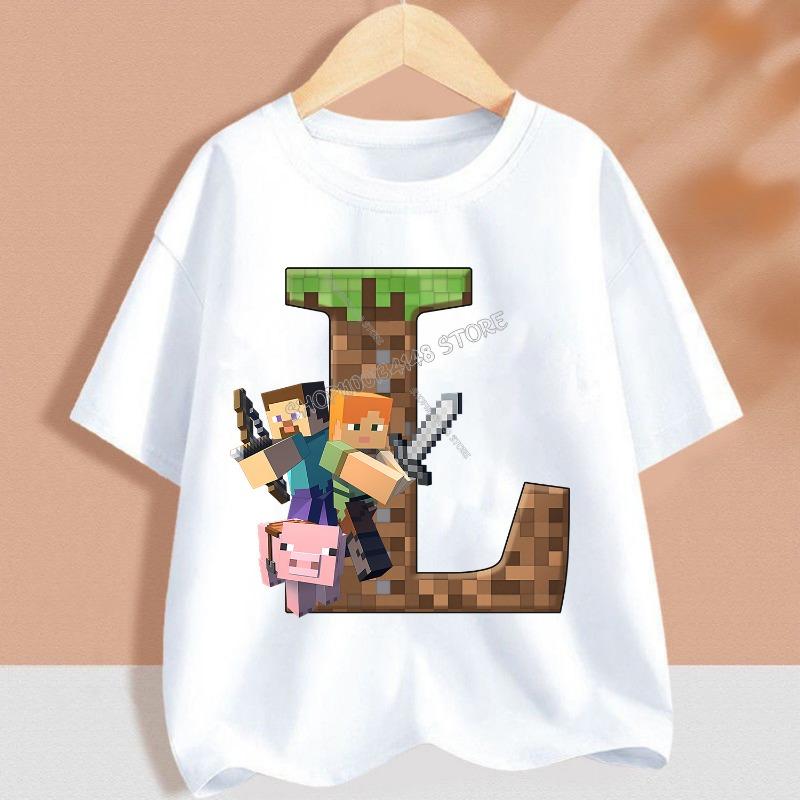 Горячая пиксельная игровая футболка Детская Буква от A до Z Белая одежда Мультяшная с круглым вырезом Одежда Новая Детская с коротким рукавом Летняя футболка Топ Подарок 140
Горячая пиксельная игровая футболка Детская Буква от A до Z Белая одежда Мультяшная с круглым вырезом Одежда Новая Детская с коротким рукавом Летняя футболка Топ Подарок 140