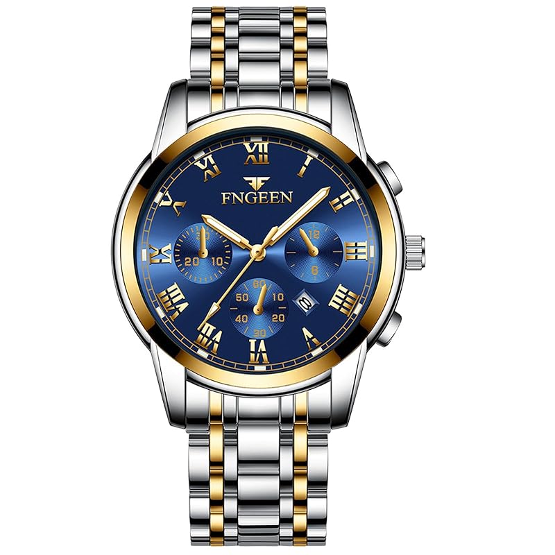 watch men s stainless calendar 3ATM waterproof: diamond night light analog display Fashionable antique quartz clock silver blue fashion accessories -
watch men s stainless calendar 3ATM waterproof: diamond night light analog display Fashionable antique quartz clock silver blue fashion accessories -