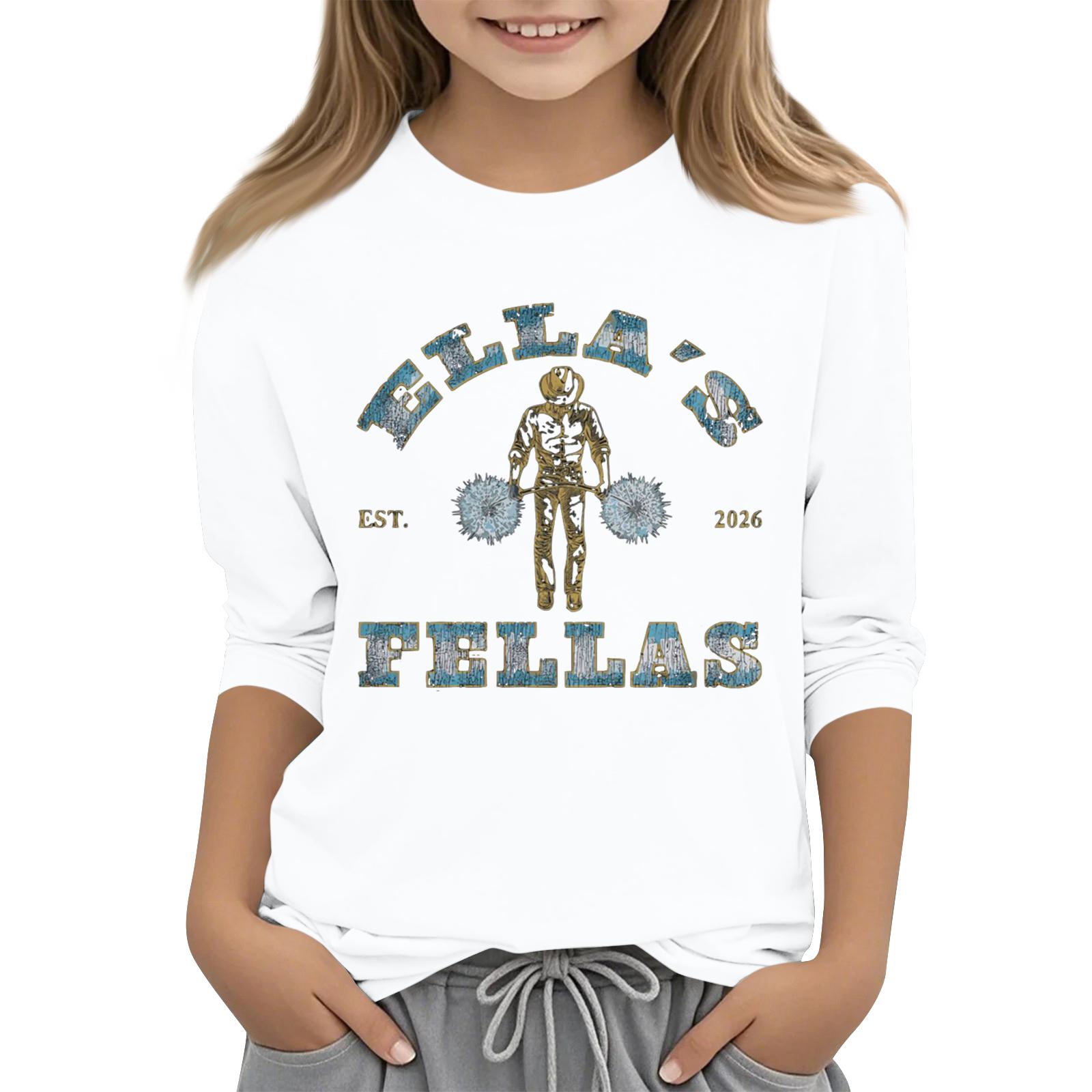 Children s Printed Round Neck Seven Quarter Sleeve Casual T-shirt 160 білий
Children s Printed Round Neck Seven Quarter Sleeve Casual T-shirt 160 білий