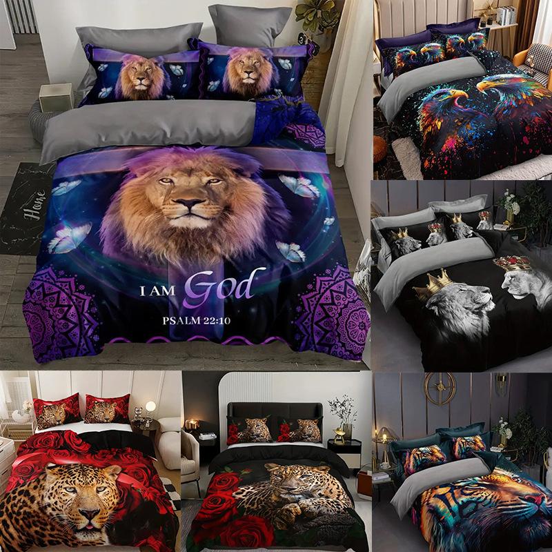 3D Home Textile Christmas Lion Series, Digital Printing Bedding Quilt Set Three-Piece Set 70 * 133 two-piece set
3D Home Textile Christmas Lion Series, Digital Printing Bedding Quilt Set Three-Piece Set 70 * 133 two-piece set
