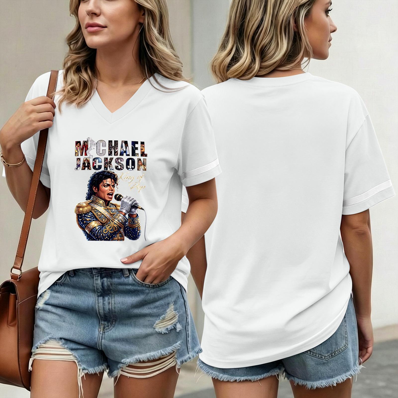 Women Casual Short Sleeve V Neck T Shirt Fashion Printed Top Lightweight Comfortable Fit Summer Wear XL білий
Women Casual Short Sleeve V Neck T Shirt Fashion Printed Top Lightweight Comfortable Fit Summer Wear XL білий
