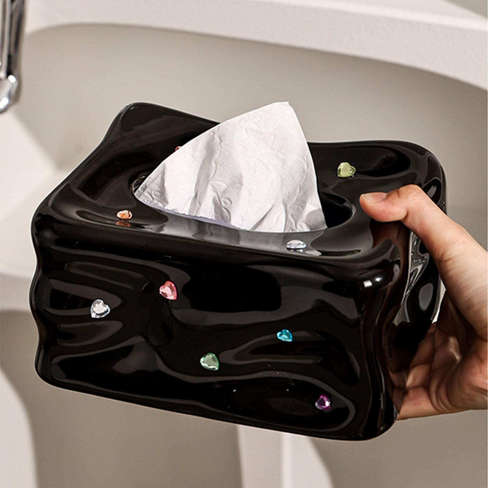 Керамическая коробка для салфеток, держатель, декоративная элегантная коробка-диспенсер для салфеток для лица на ужин чёрный
Керамическая коробка для салфеток, держатель, декоративная элегантная коробка-диспенсер для салфеток для лица на ужин чёрный