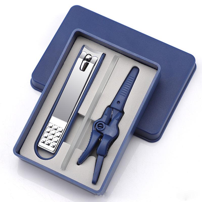 Stainless Steel Portable Manicure Set: Anti-Splash Nail Clippers, Nose Hair Trimmer, Nail File
Stainless Steel Portable Manicure Set: Anti-Splash Nail Clippers, Nose Hair Trimmer, Nail File