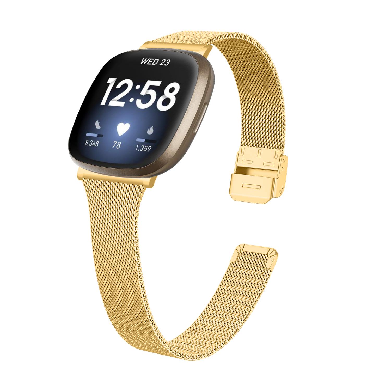 For Fitbit Versa 4/Sense 2 Watch Strap Stainless Steel Milanese Smart Band Watch Strap Replacement Rose Gold
For Fitbit Versa 4/Sense 2 Watch Strap Stainless Steel Milanese Smart Band Watch Strap Replacement Rose Gold