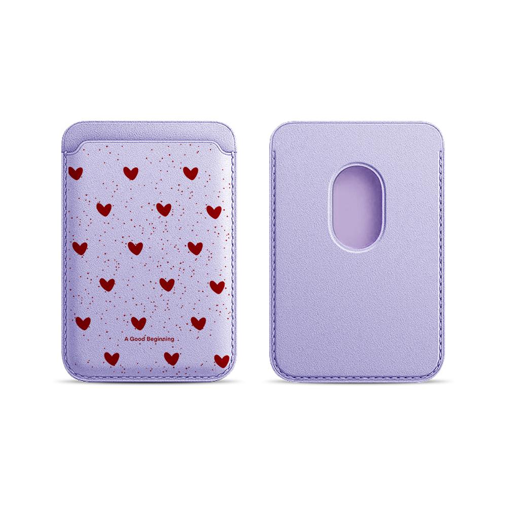 Leather Card Wallet Cover Phone Card Holder Cute Heart Polka Dots Case Suitable For all iPhone For Magsafe Card Phone Back Bag
Leather Card Wallet Cover Phone Card Holder Cute Heart Polka Dots Case Suitable For all iPhone For Magsafe Card Phone Back Bag