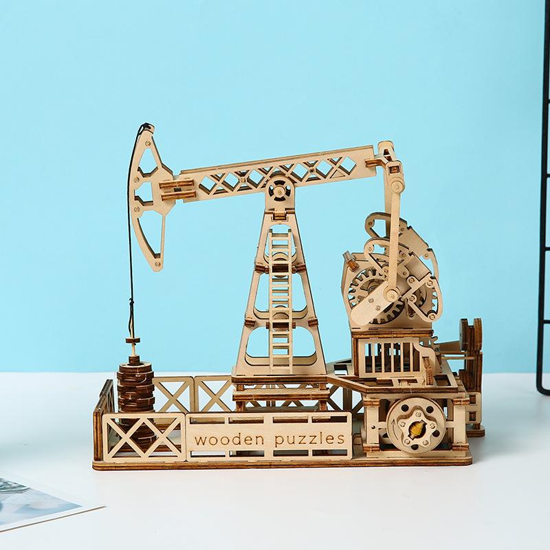 3D Детская головоломка Головоломка Нефтяная скважина Деревянный пазл DIY Настольные детские украшения Деревянные креативные игрушки жёлтый
3D Детская головоломка Головоломка Нефтяная скважина Деревянный пазл DIY Настольные детские украшения Деревянные креативные игрушки жёлтый