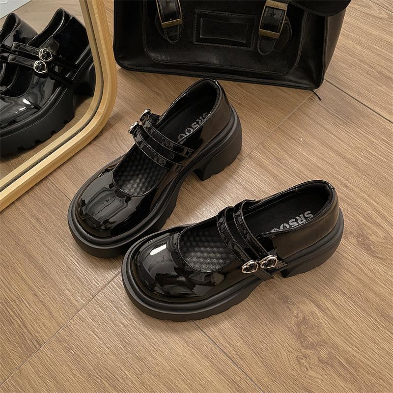 Black thick heel platform small leather shoes women s 2025 summer new French heightening Mary Jane shoes short Le high heels 40 чёрный
Black thick heel platform small leather shoes women s 2025 summer new French heightening Mary Jane shoes short Le high heels 40 чёрный