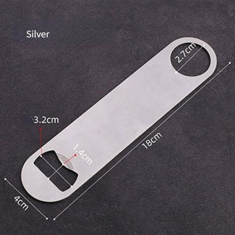 Stainless Steel Beer Bottle Opener Flat Speed Bottle Cap Opener Remover Professional Beer Soda Bottle Opener Bar Kitchen Tool серебряный
Stainless Steel Beer Bottle Opener Flat Speed Bottle Cap Opener Remover Professional Beer Soda Bottle Opener Bar Kitchen Tool серебряный
