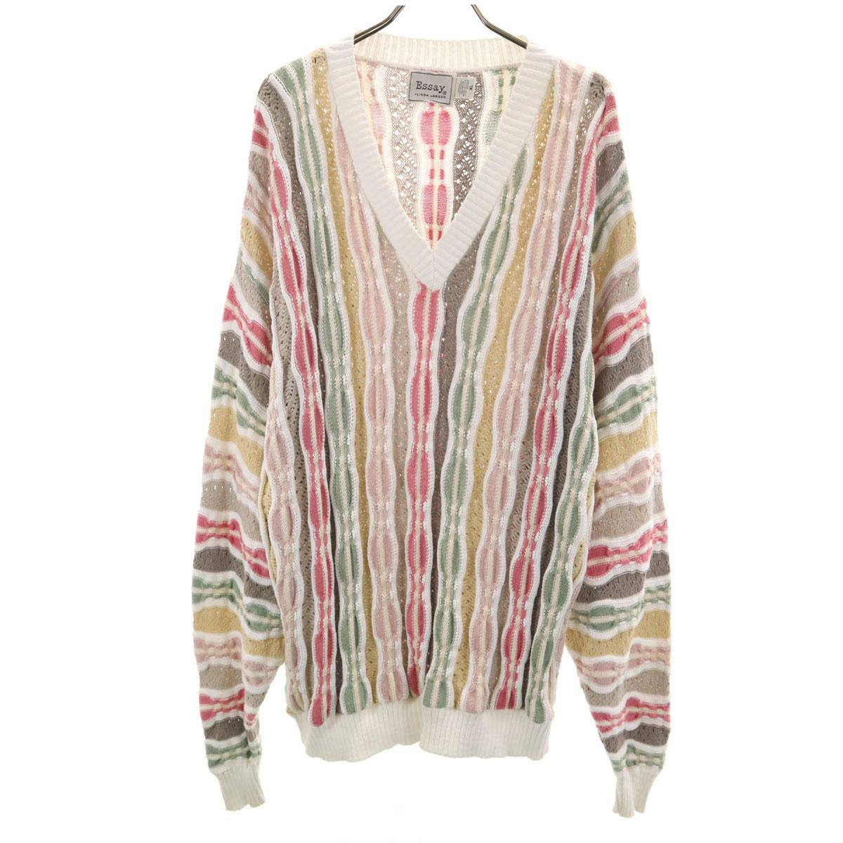 ЭССЕ 90-х Старый 3D Вязаный Лонгслив V-образный вырез Вязаный XL Белая система Мужской Б/У
ЭССЕ 90-х Старый 3D Вязаный Лонгслив V-образный вырез Вязаный XL Белая система Мужской Б/У